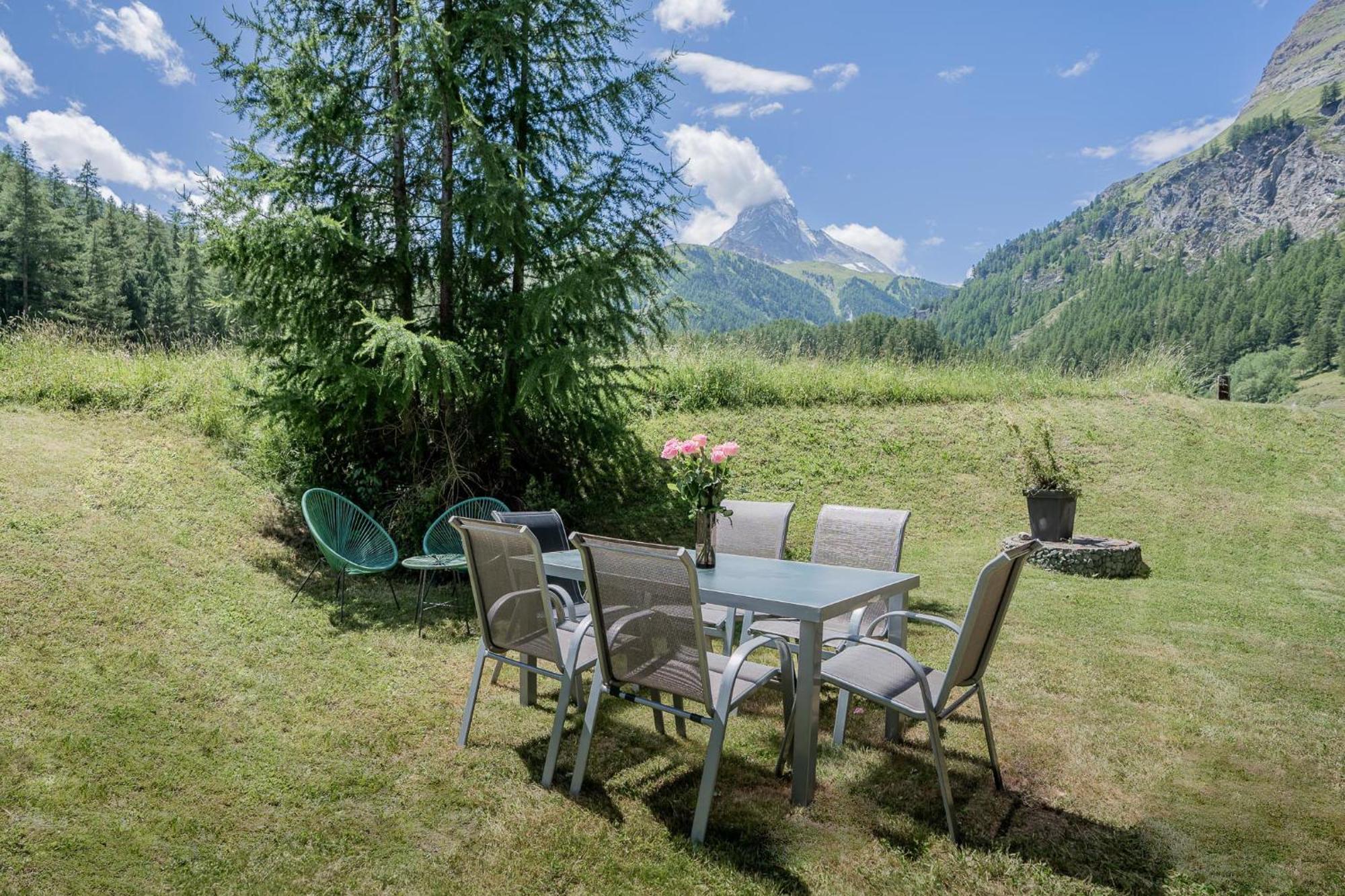 Duplex With Sauna And Garden In Zermatt